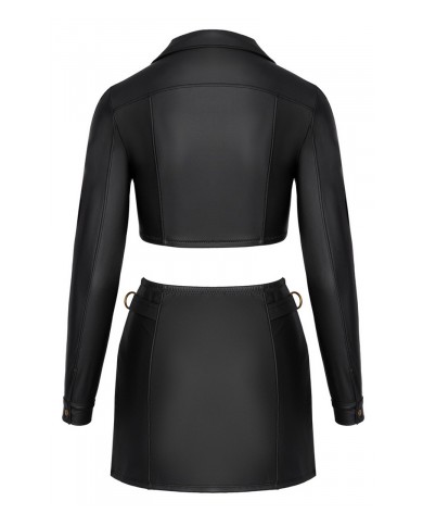 Ensemble top et jupe courte noir - Cottelli PARTY