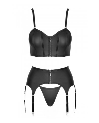 Ensemble lingerie 3 pièces avec porte-jarretelles - Cottelli PARTY