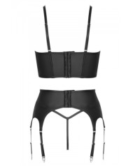 Ensemble lingerie 3 pièces avec porte-jarretelles - Cottelli PARTY