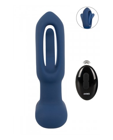 Plug anal vibrant avec langue oscillante - Anos