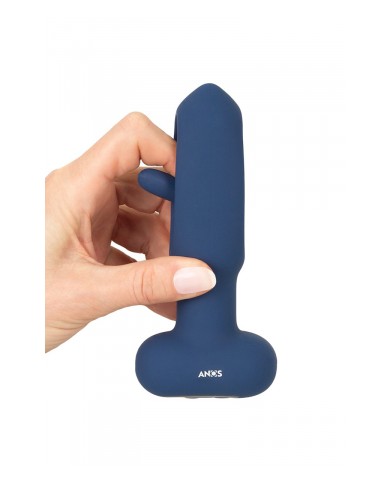 Plug anal vibrant avec langue oscillante - Anos