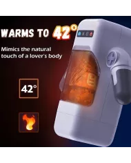 GAME CUP - MASTURBATEUR À VIBRATION DE POUSSÉE AVEC FONCTION CHAUFFANTE ET SUPPORT MOBILE - NOIR GAME CUP - MASTURBATEUR À VIBRATION DE POUSSÉE AVEC FONCTION CHAUFFANTE ET SUPPORT MOBILE - NOIR