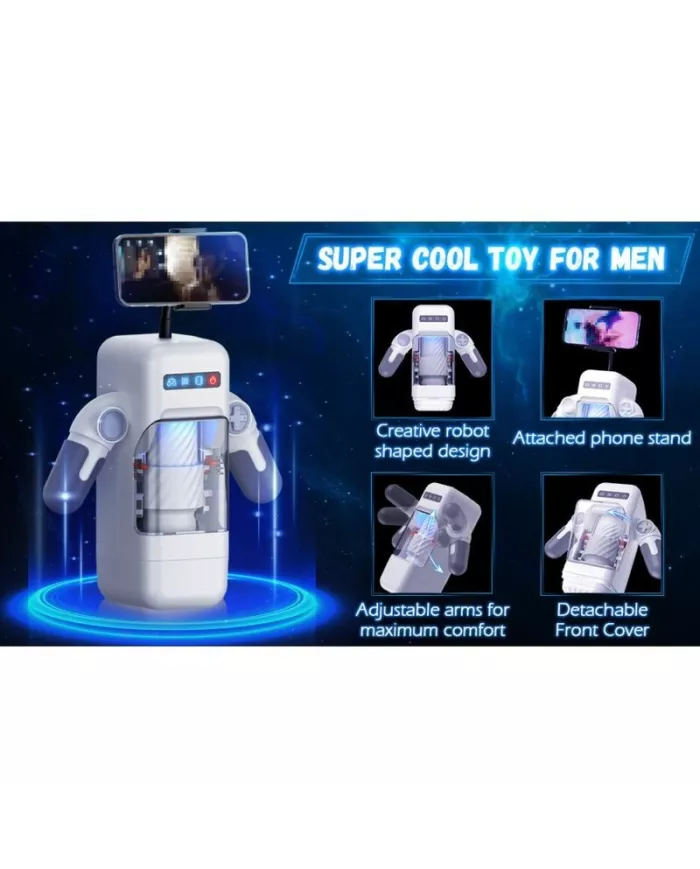 GAME CUP - MASTURBATEUR À VIBRATION DE POUSSÉE AVEC FONCTION CHAUFFANTE ET SUPPORT MOBILE - NOIR GAME CUP - MASTURBATEUR À VIBRATION DE POUSSÉE AVEC FONCTION CHAUFFANTE ET SUPPORT MOBILE - NOIR