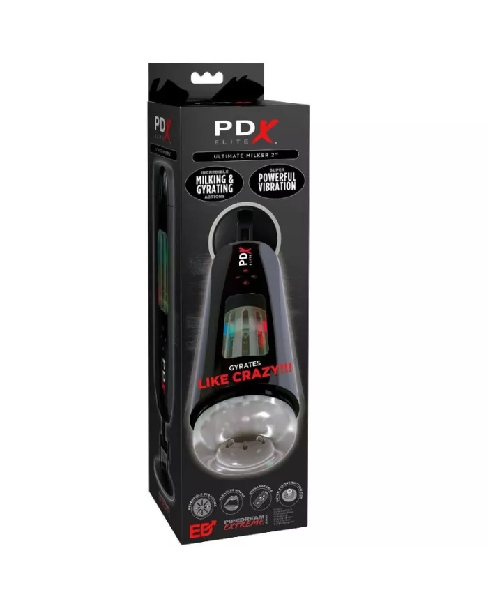 PDX ELITE - STROKER ULTIMATE MILKER 2 ROTATIF ET VIBRATEUR PDX ELITE - STROKER ULTIMATE MILKER 2 ROTATIF ET VIBRATEUR
