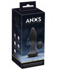 Plug anal vibrant et rotatif télécommandé - Anos
