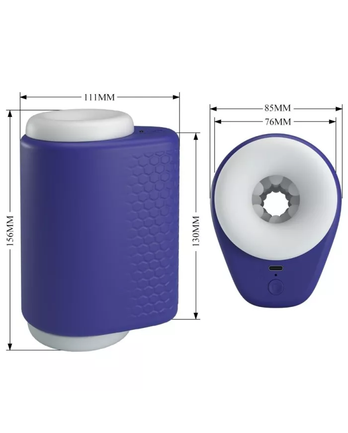 PRETTY LOVE - MASTURBATEUR POUR HOMME DJ LADY AVEC VIBRATION 5 RÉGLAGES VIOLET PRETTY LOVE - MASTURBATEUR POUR HOMME DJ LADY AVEC VIBRATION 5 RÉGLAGES VIOLET