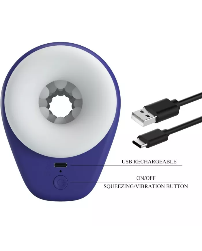 PRETTY LOVE - MASTURBATEUR POUR HOMME DJ LADY AVEC VIBRATION 5 RÉGLAGES VIOLET PRETTY LOVE - MASTURBATEUR POUR HOMME DJ LADY AVEC VIBRATION 5 RÉGLAGES VIOLET