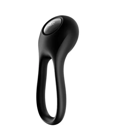 SATISFYER - VIBRATEUR  ANNEAU MAJESTIC DUO NOIR