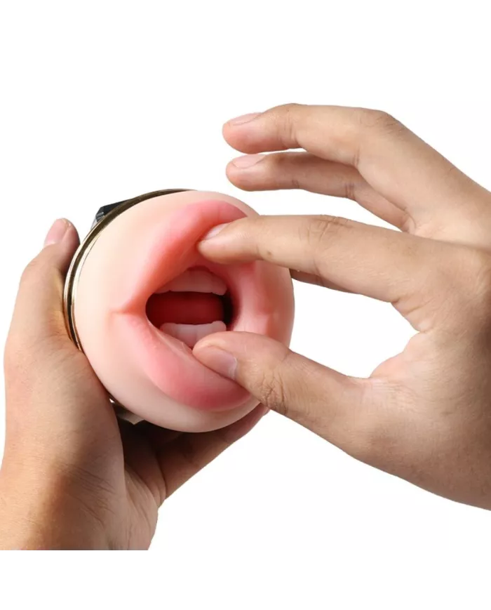 SHEQU - KAY DOUBLE MASTURBATEUR AVEC DOUBLE VIBRATION DE LA BOUCHE ET DU VAGIN