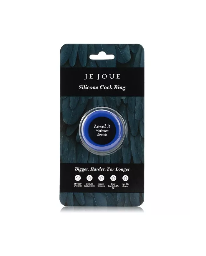 JE JOUE - BAGUE SILICONE BLEUE STRANGULATION MINIMUM JE JOUE - BAGUE SILICONE BLEUE STRANGULATION MINIMUM