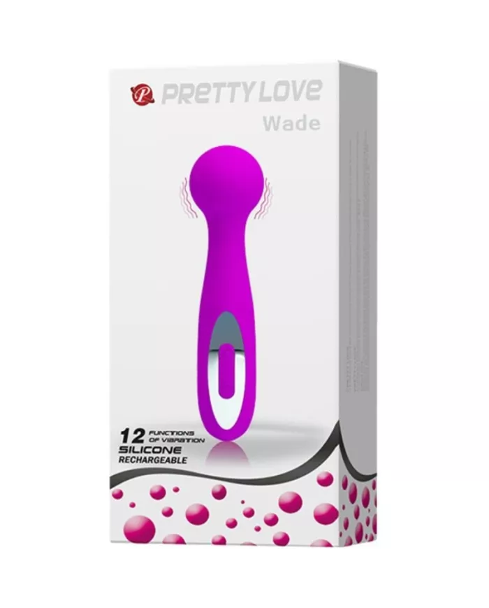 PRETTY LOVE - WADE MASSEUR RECHARGEABLE 12 FONCTIONS PRETTY LOVE - WADE MASSEUR RECHARGEABLE 12 FONCTIONS