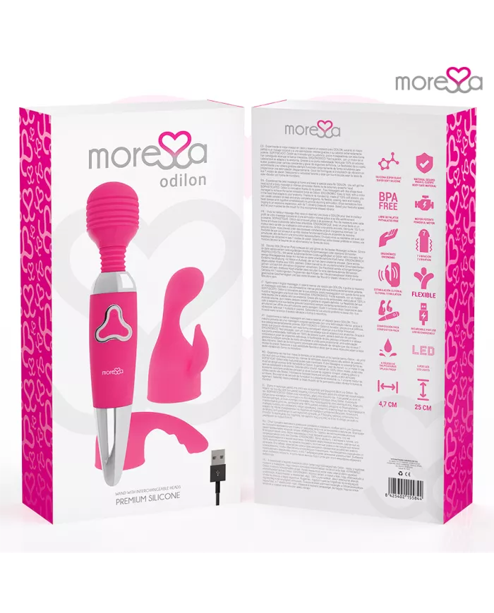 MORESSA - ODILON RECHARGEABLE EN SILICONE PREMIUM