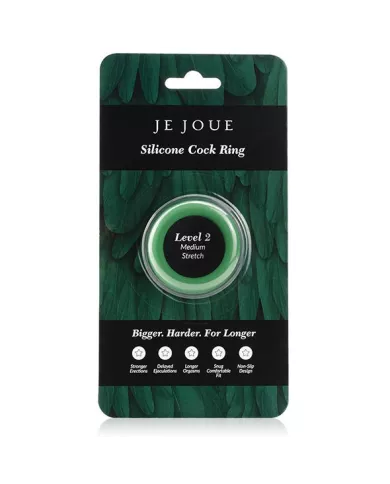 JE JOUE - BAGUE SILICONE VERTE CHOKE MOYEN