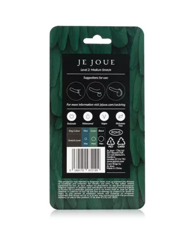 JE JOUE - BAGUE SILICONE VERTE CHOKE MOYEN