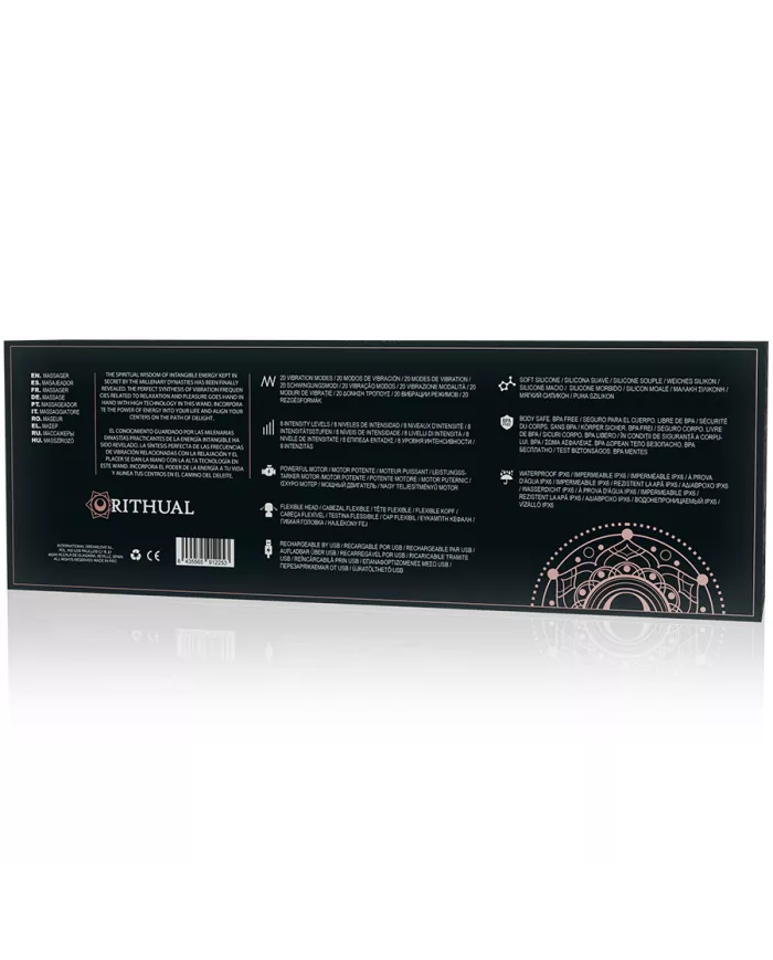 RITHUAL - BAGUETTE AKASHA PUISSANTE RECHARGEABLE 2.0 NOIRE