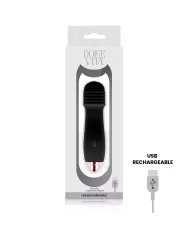 DOLCE VITA - VIBRATEUR RECHARGEABLE TROIS NOIR 7 VITESSES