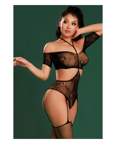 Combinaison sexy noire - J Lingerie