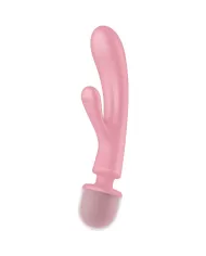 SATISFYER - MASSEUR VIBRATEUR LAPIN TRIPLE LOVER ROSE SATISFYER - MASSEUR VIBRATEUR LAPIN TRIPLE LOVER ROSE