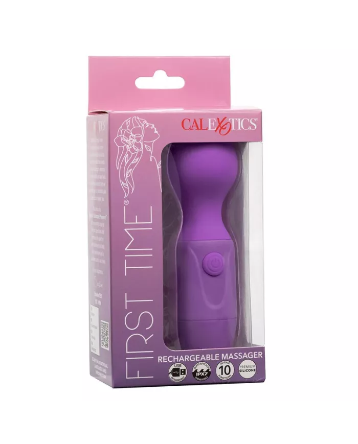 CALEXOTICS - FIRST TIME MASSEUR RECHARGEABLE 10 VIBRATIONS VIOLET CALEXOTICS - FIRST TIME MASSEUR RECHARGEABLE 10 VIBRATIONS VIOLET