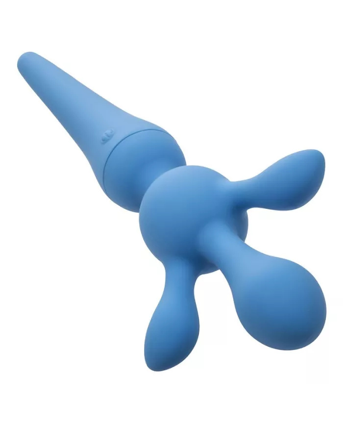 CALEXOTICS - COUTURE KIT VIBRATEUR WAND 10 VIBRATIONS BLEU