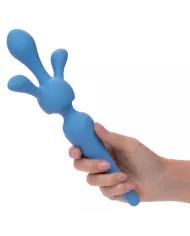 CALEXOTICS - COUTURE KIT VIBRATEUR WAND 10 VIBRATIONS BLEU