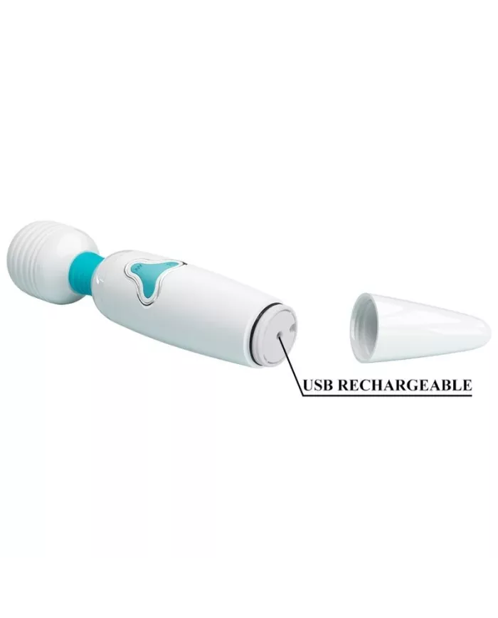 PRETTY LOVE - VIBRATEUR CLOUD WAND 7 VIBRATIONS BLANC PRETTY LOVE - VIBRATEUR CLOUD WAND 7 VIBRATIONS BLANC