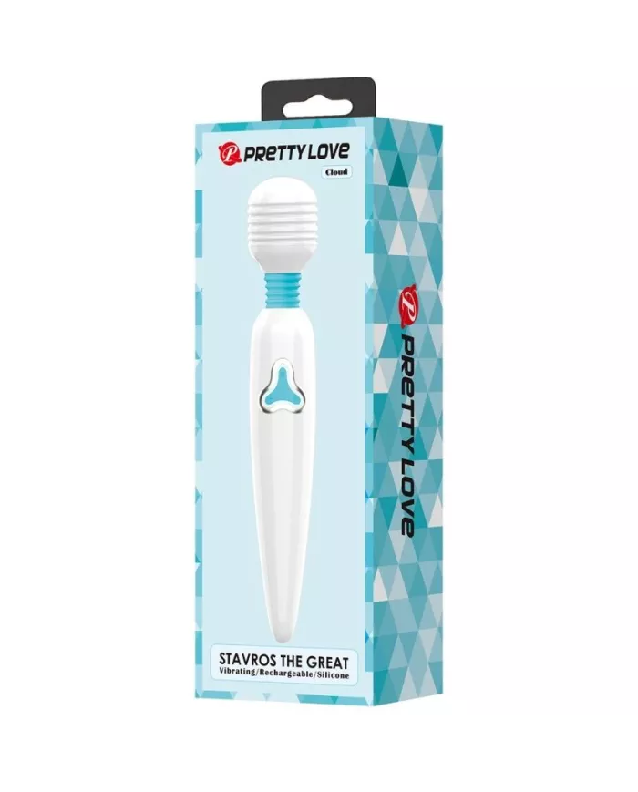 PRETTY LOVE - VIBRATEUR CLOUD WAND 7 VIBRATIONS BLANC PRETTY LOVE - VIBRATEUR CLOUD WAND 7 VIBRATIONS BLANC