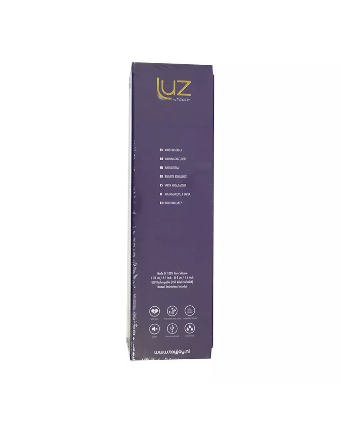 TOYJOY - BAGUETTE DE MASSAGE ZENITH LIGHT NOIRE