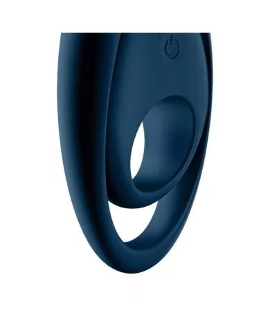 SATISFYER - VIBRATEUR  ANNEAU GLORIOUS DUO BLEU