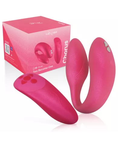 WE-VIBE - VIBRATEUR CHORUS POUR COUPLES AVEC COMMANDE DE SQUEEZE ROSE
