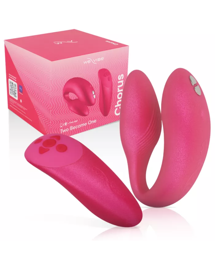 WE-VIBE - VIBRATEUR CHORUS POUR COUPLES AVEC COMMANDE DE SQUEEZE ROSE