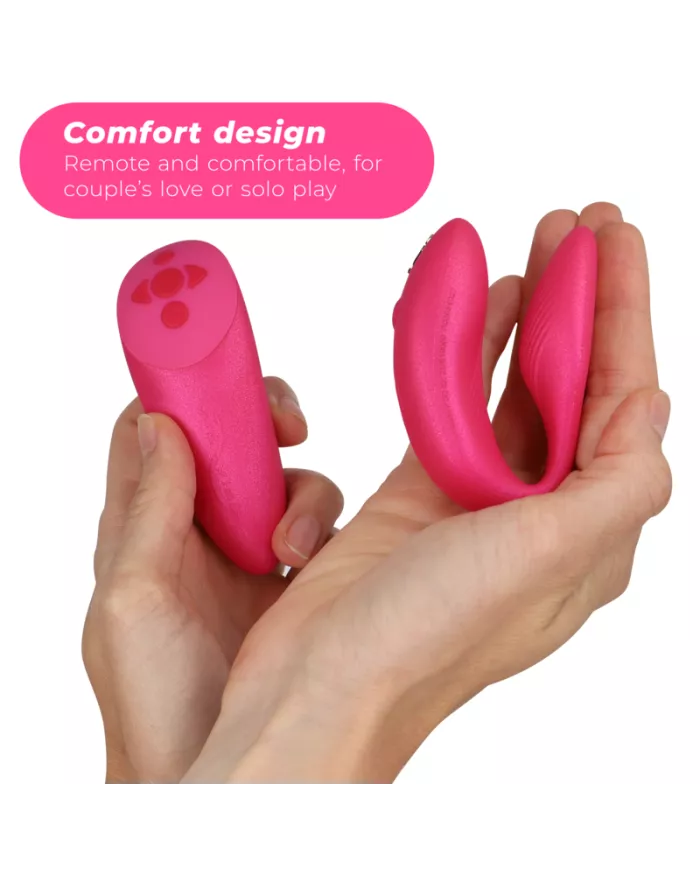 WE-VIBE - VIBRATEUR CHORUS POUR COUPLES AVEC COMMANDE DE SQUEEZE ROSE