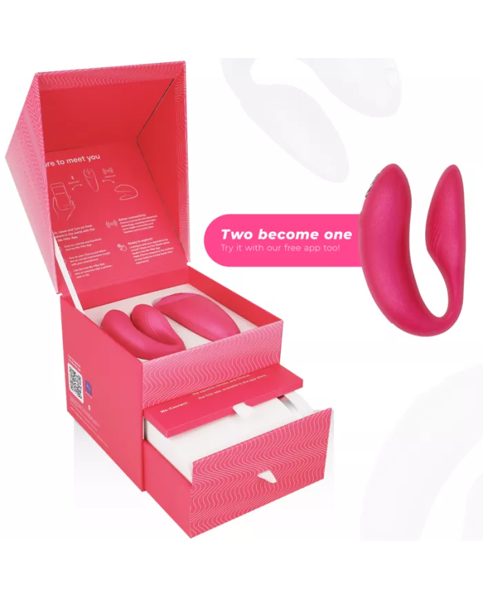 WE-VIBE - VIBRATEUR CHORUS POUR COUPLES AVEC COMMANDE DE SQUEEZE ROSE