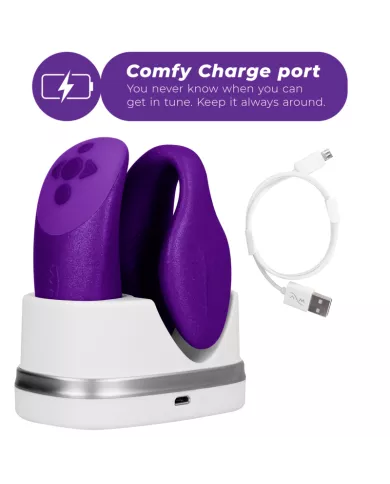 WE-VIBE - VIBRATEUR CHORUS POUR COUPLES AVEC CONTRÔLE DE SQUEEZE LILAS