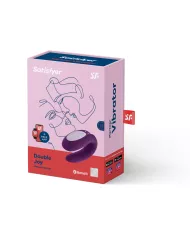 SATISFYER - APPLICATION DOUBLE JOY CON VIOLET