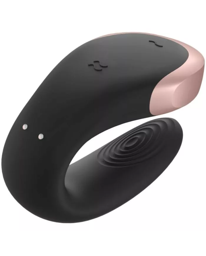 SATISFYER - VIBRATEUR DOUBLE LOVE LUXURY PARTNER NOIR