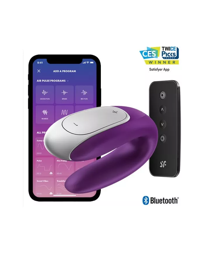SATISFYER - VIBRATEUR PARTENAIRE DOUBLE FUN VIOLET SATISFYER - VIBRATEUR PARTENAIRE DOUBLE FUN VIOLET