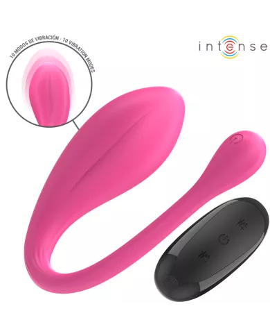 INTENSE - JANICE U VIBRATEUR DOUBLE STIMULATION 10 VIBRATIONS ROSE TÉLÉCOMMANDE INTENSE - JANICE U VIBRATEUR DOUBLE STIMULATION 10 VIBRATIONS ROSE TÉLÉCOMMANDE