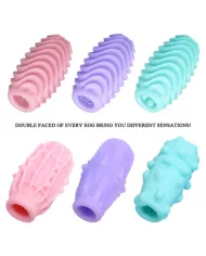 PRETTY LOVE - OEUF MASTURBATEUR DOUBLE FACE 15 UNITÉS PRETTY LOVE - OEUF MASTURBATEUR DOUBLE FACE 15 UNITÉS