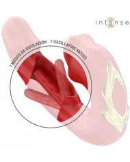 INTENSE - NATHY DOUBLE VIBRATEUR AVEC BOUCHE STIMULANTE MULTIFONCTION ROUGE INTENSE - NATHY DOUBLE VIBRATEUR AVEC BOUCHE STIMULANTE MULTIFONCTION ROUGE