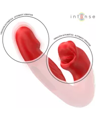 INTENSE - NATHY DOUBLE VIBRATEUR AVEC BOUCHE STIMULANTE MULTIFONCTION ROUGE INTENSE - NATHY DOUBLE VIBRATEUR AVEC BOUCHE STIMULANTE MULTIFONCTION ROUGE