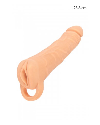 Masturbateur et extension de pénis  23,8 cm - Nature Skin