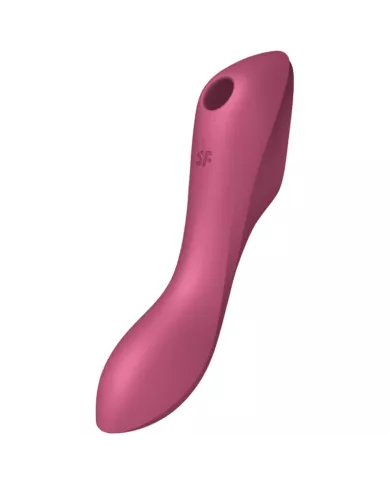 SATISFYER - STIMULATEUR ET VIBRATEUR CURVY TRINITY 3 ROUGE