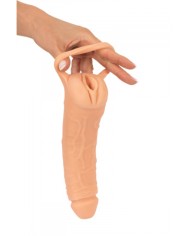 Masturbateur et extension de pénis  23,8 cm - Nature Skin