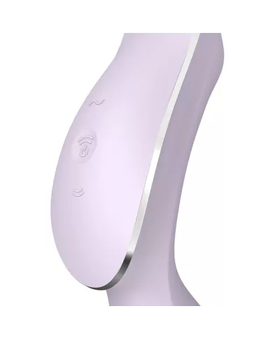 SATISFYER - VIBRATEUR CURVY TRINITY 2 AIR PULSE VIOLETTE