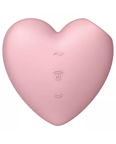 SATISFYER - CUTIE HEART STIMULATEUR ET VIBRATEUR DE PULSE D'AIR ROSE