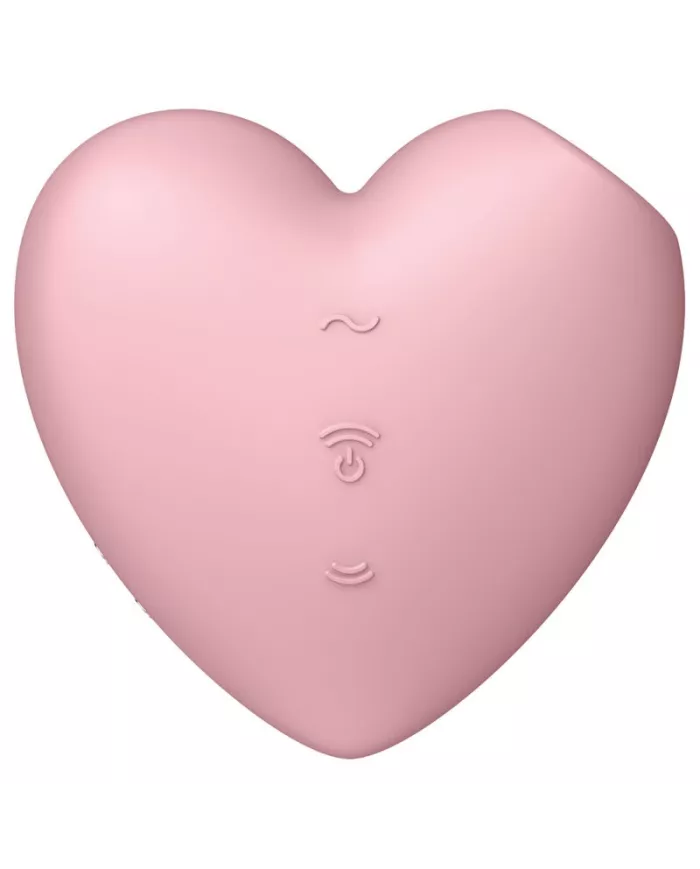 SATISFYER - CUTIE HEART STIMULATEUR ET VIBRATEUR DE PULSE D'AIR ROSE