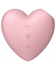 SATISFYER - CUTIE HEART STIMULATEUR ET VIBRATEUR DE PULSE D'AIR ROSE