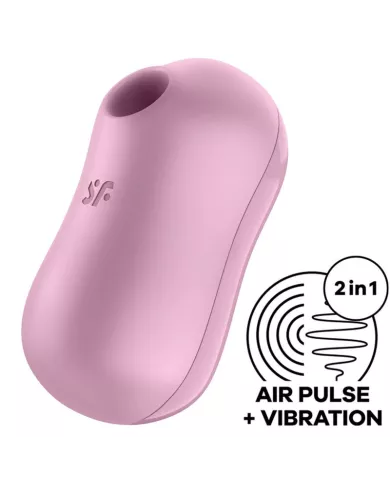 SATISFYER - STIMULATEUR ET VIBRATEUR D'IMPULSIONS D'AIR DE BARBE À COTON LILAS SATISFYER - STIMULATEUR ET VIBRATEUR D'IMPULSIONS D'AIR DE BARBE À COTON LILAS
