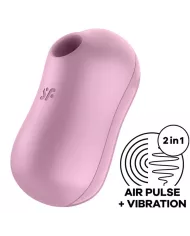 SATISFYER - STIMULATEUR ET VIBRATEUR D'IMPULSIONS D'AIR DE BARBE À COTON LILAS